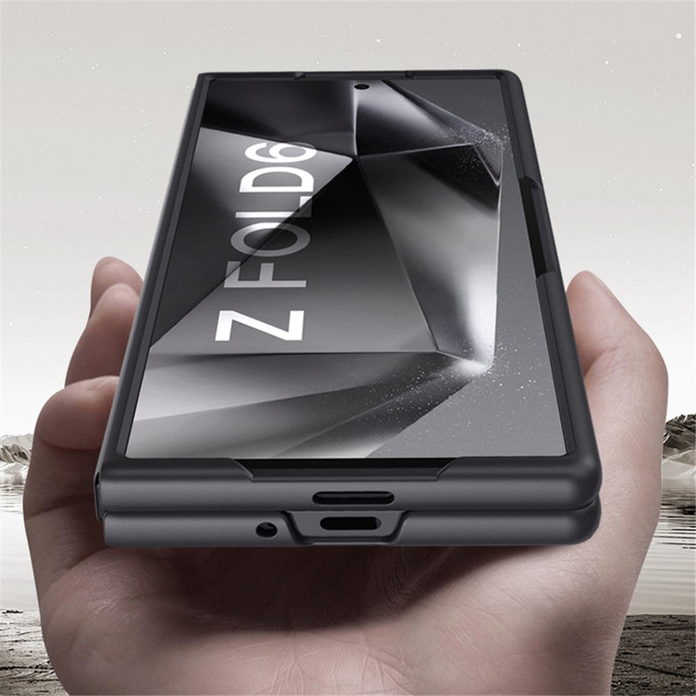 Til Samsung Galaxy Z Fold6 5G Etui Hudlignende Hårdt PC Telefoncover