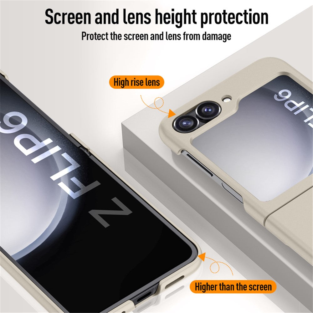 For Samsung Galaxy Z Flip7 FE 5G / Z Flip6 5G Slim Case Skin-Feel Hard PC Phone Cover