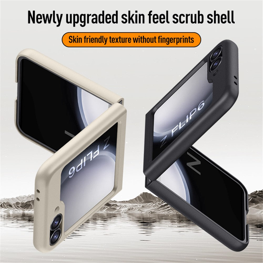 For Samsung Galaxy Z Flip7 FE 5G / Z Flip6 5G Slim Case Skin-Feel Hard PC Phone Cover
