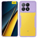 Xiaomi Poco X6 Pro 5G / Redmi K70 5G / K70E 5G-cover i akryl+TPU, gennemsigtigt mobilcover med PET-skærmfilm