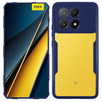 Xiaomi Poco X6 Pro 5G / Redmi K70 5G / K70E 5G-cover i akryl+TPU, gennemsigtigt mobilcover med PET-skærmfilm