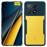 Xiaomi Poco X6 Pro 5G / Redmi K70 5G / K70E 5G-cover i akryl+TPU, gennemsigtigt mobilcover med PET-skærmfilm