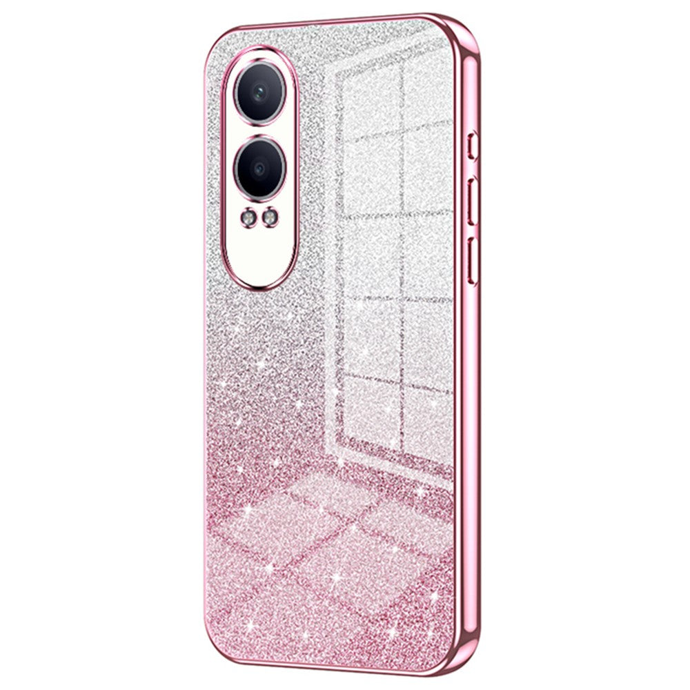 OnePlus Nord CE4 Lite 5G / Oppo K12x 5G (Kina) Skal Gradient Glitter Anti-Rep Mjukt TPU mobilskal