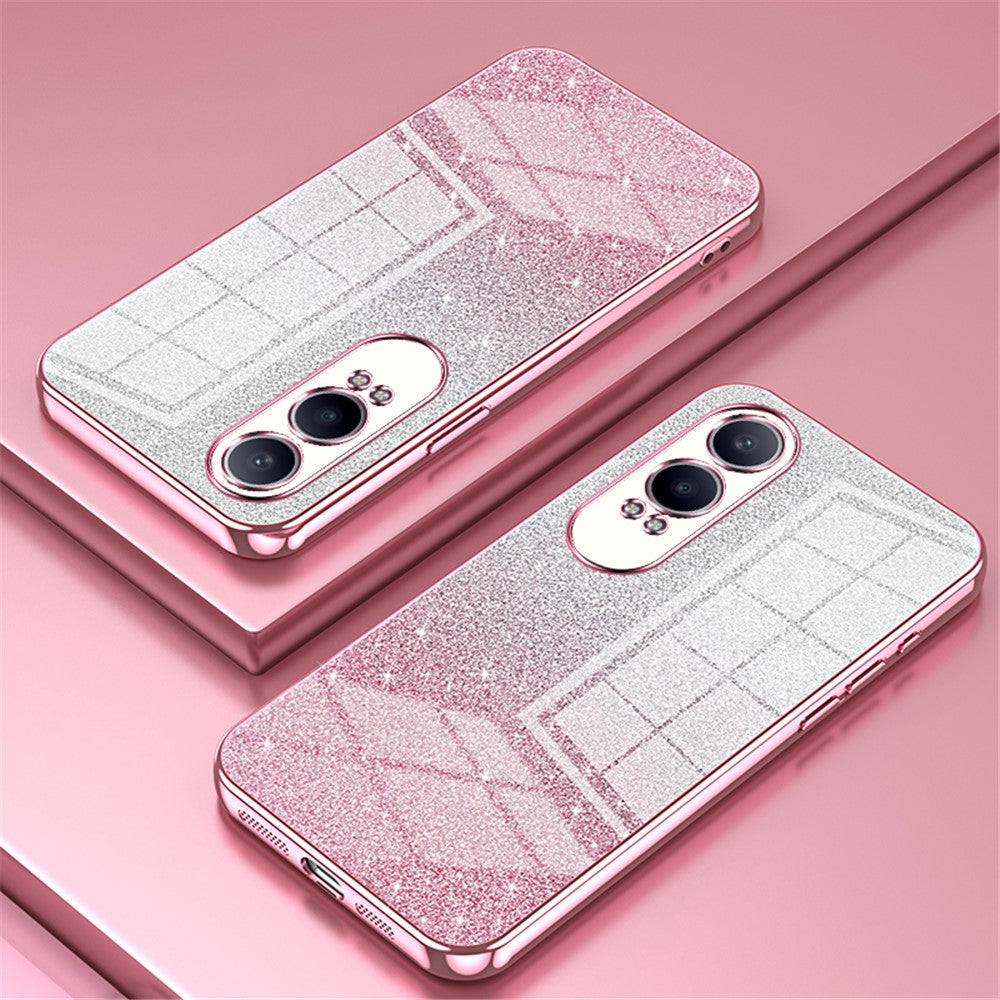 OnePlus Nord CE4 Lite 5G / Oppo K12x 5G (Kina) Skal Gradient Glitter Anti-Rep Mjukt TPU mobilskal