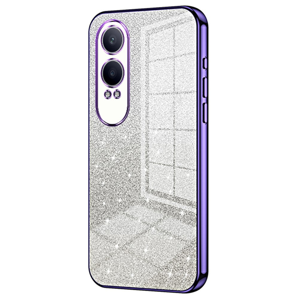 OnePlus Nord CE4 Lite 5G / Oppo K12x 5G (Kina) Skal Gradient Glitter Anti-Rep Mjukt TPU mobilskal