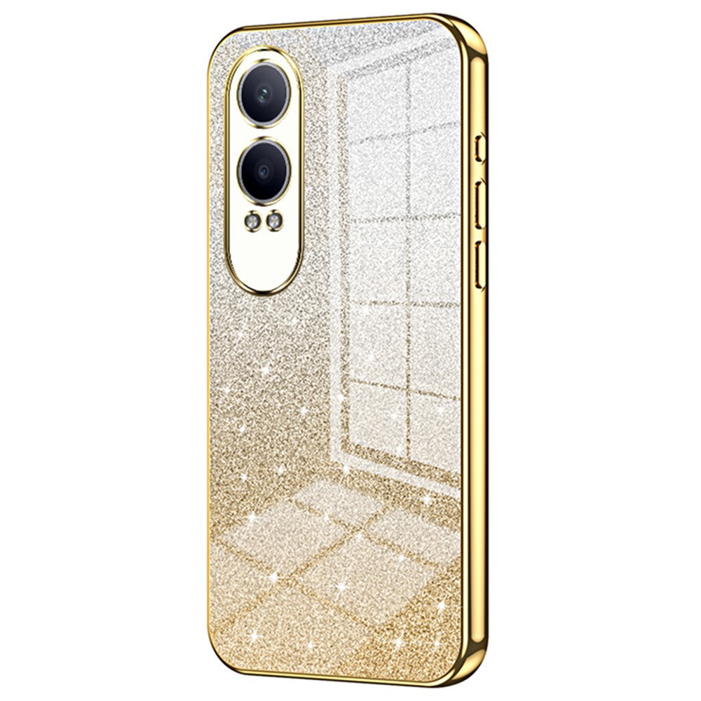 OnePlus Nord CE4 Lite 5G / Oppo K12x 5G (Kina) Skal Gradient Glitter Anti-Rep Mjukt TPU mobilskal