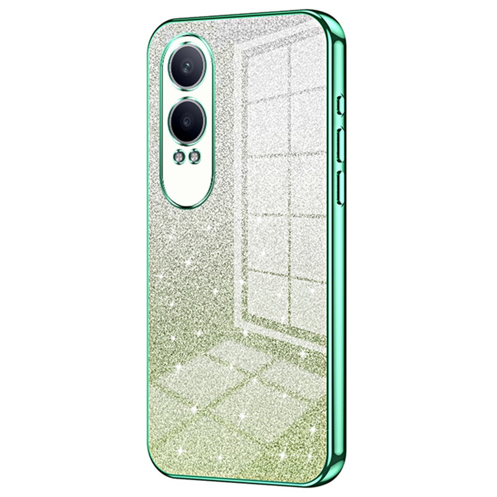 OnePlus Nord CE4 Lite 5G / Oppo K12x 5G (Kina) Skal Gradient Glitter Anti-Rep Mjukt TPU mobilskal