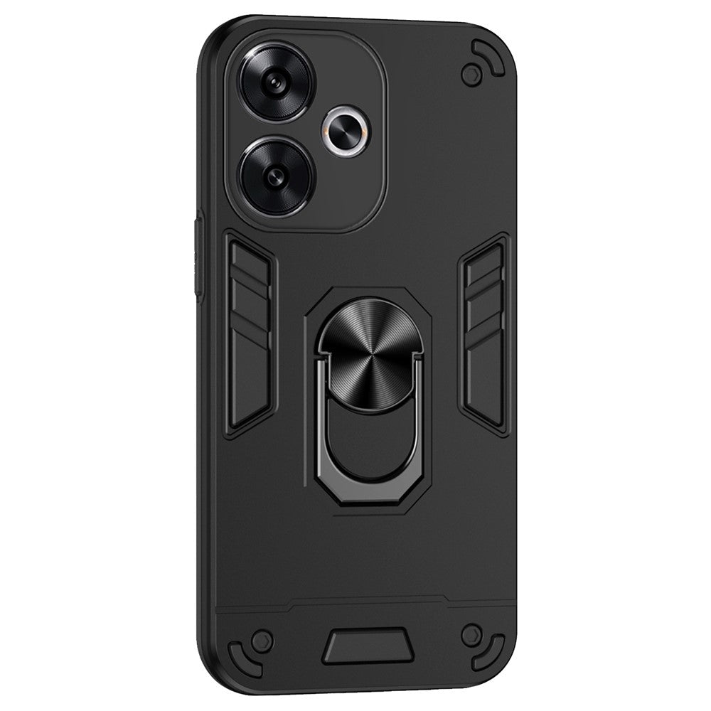 For Xiaomi Redmi Turbo 3 5G / Poco F6 5G Case Rotating Kickstand PC+TPU Phone Cover