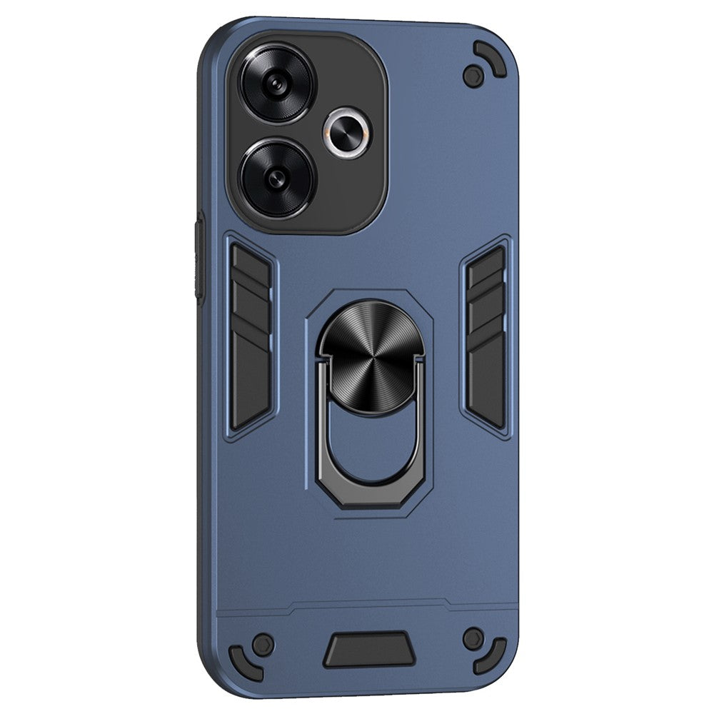 For Xiaomi Redmi Turbo 3 5G / Poco F6 5G Case Rotating Kickstand PC+TPU Phone Cover