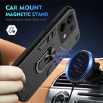 For Xiaomi Redmi Note 13 5G Case Kickstand Hard PC Soft TPU Phone Cover