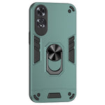 For Oppo A60 4G Case PC+TPU Anti-Scratch Phone Shell with Finger Ring Kickstand