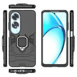 For Oppo A60 4G Case Ring Kickstand Military Grade PC+TPU Phone Cover