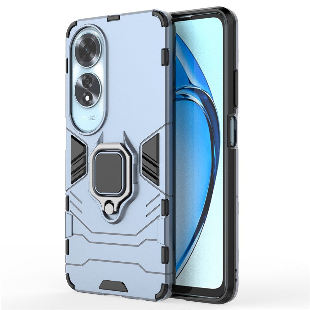 For Oppo A60 4G Case Ring Kickstand Military Grade PC+TPU Phone Cover