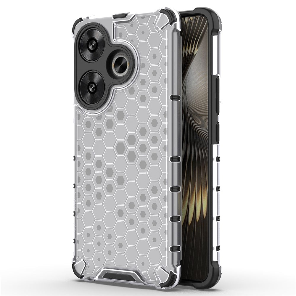 Xiaomi Redmi Turbo 3 5G / Poco F6 5G Skal Fallskydd Honeycomb PC+TPU mobilskal