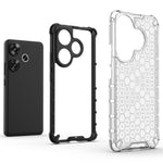 Xiaomi Redmi Turbo 3 5G / Poco F6 5G Skal Fallskydd Honeycomb PC+TPU mobilskal