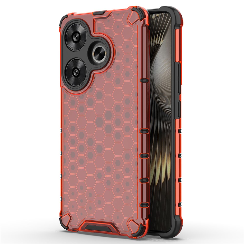 Xiaomi Redmi Turbo 3 5G / Poco F6 5G Skal Fallskydd Honeycomb PC+TPU mobilskal