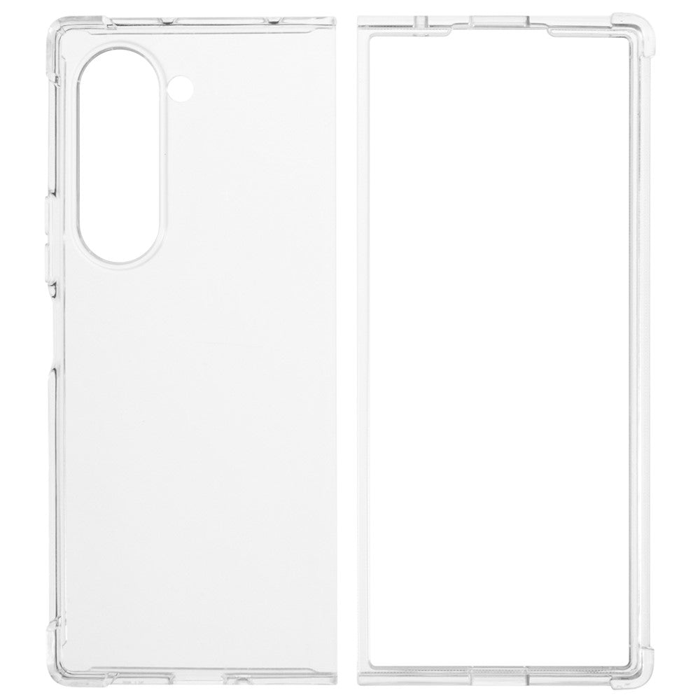 Til Samsung Galaxy Z Fold6 5G Slidstærkt, ridsefast, gennemsigtigt mobiltelefoncover