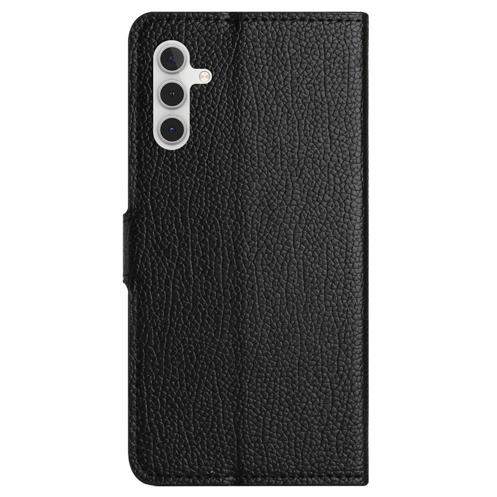 Til Samsung Galaxy S24 FE Etui Pung Litchi Tekstur Læder Telefoncover