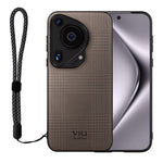 VILI TH Series for Huawei Pura 70 Ultra Case with Hand Strap Leather Coated PC+TPU Cover