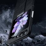 SULADA Fashion Series for Samsung Galaxy Z Flip7 FE 5G / Z Flip6 5G Case Wristband Kickstand Leather+PC Phone Cover