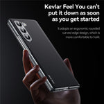 SULADA For Samsung Galaxy Z Fold5 5G Magnetic Case Leather+PC Phone Cover Automatic Rebound Hinge
