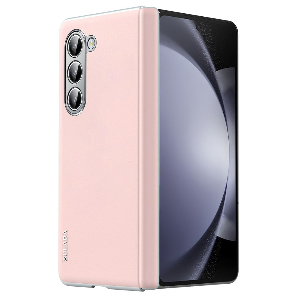 SULADA til Samsung Galaxy Z Fold5 5G Magnetisk Etui Hængselbeskyttelse Læder+PC Telefoncover