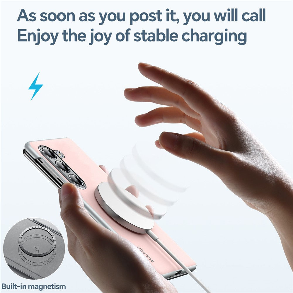 SULADA til Samsung Galaxy Z Fold5 5G Magnetisk Etui Hængselbeskyttelse Læder+PC Telefoncover