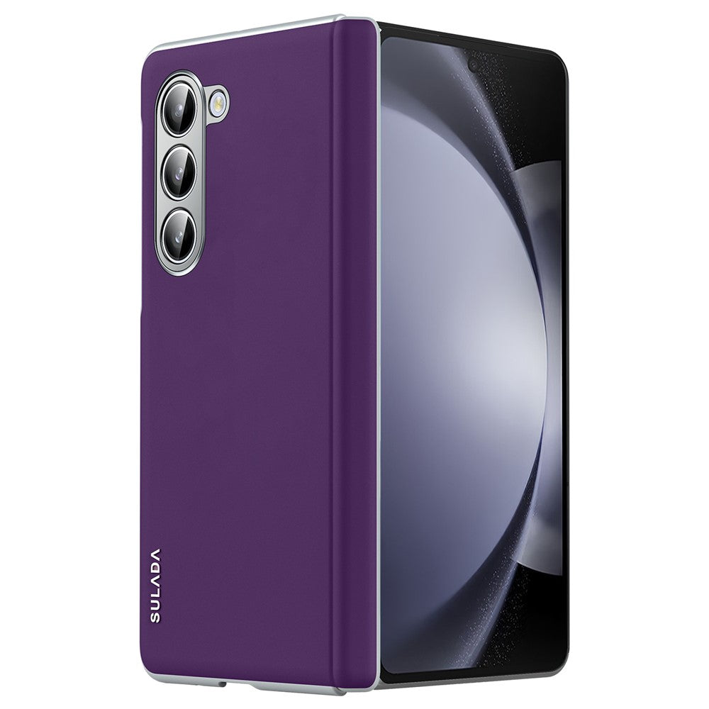 SULADA til Samsung Galaxy Z Fold5 5G Magnetisk Etui Hængselbeskyttelse Læder+PC Telefoncover
