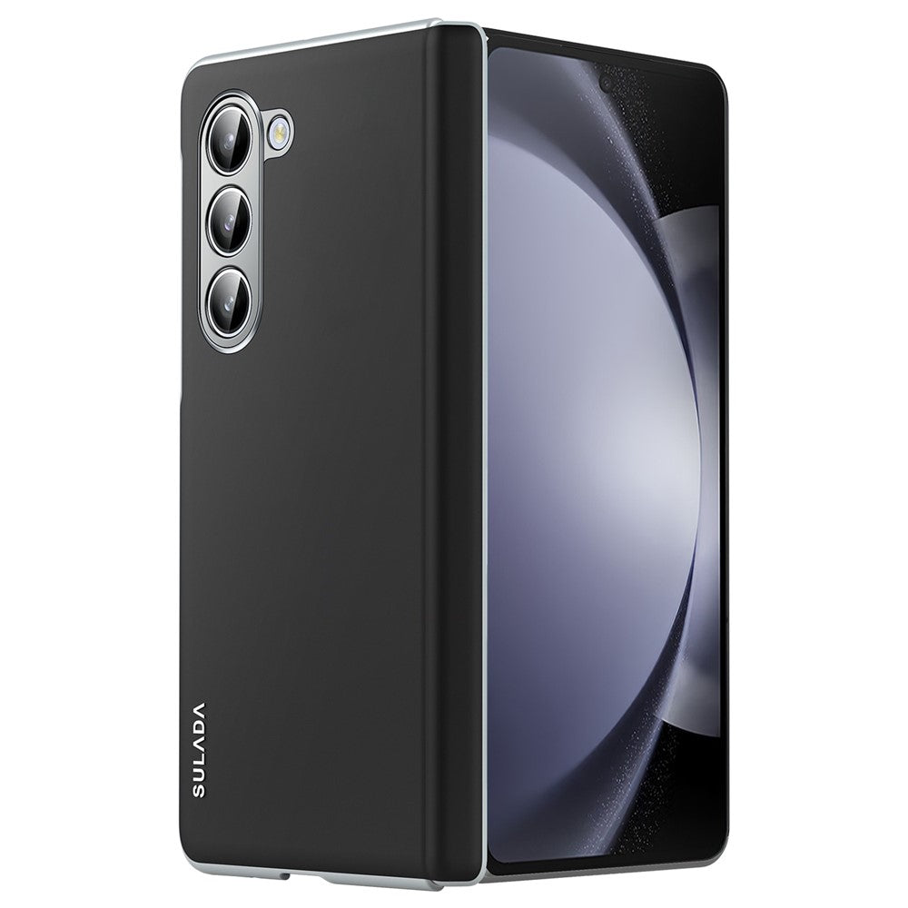 SULADA til Samsung Galaxy Z Fold5 5G Magnetisk Etui Hængselbeskyttelse Læder+PC Telefoncover