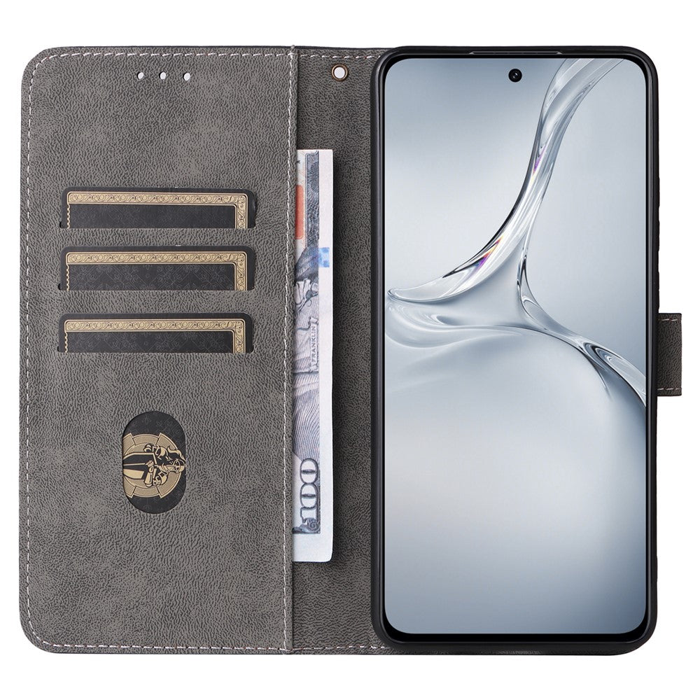 For OnePlus Nord CE4 Lite 5G / Oppo K12x 5G (China) Case PU Leather RFID Blocking Phone Cover