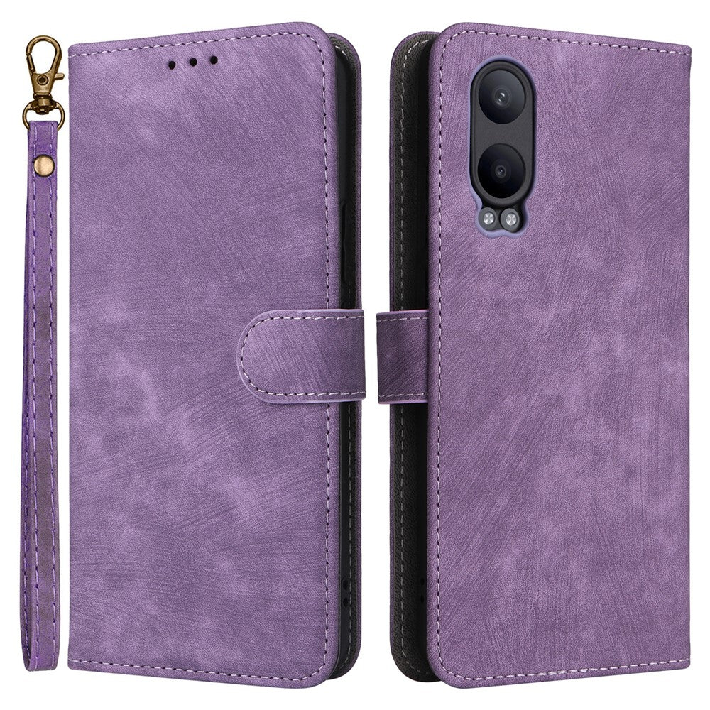 For OnePlus Nord CE4 Lite 5G / Oppo K12x 5G (China) Case PU Leather RFID Blocking Phone Cover