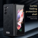 SULADA til Samsung Galaxy Z Fold6 5G etui PU-læderbelagt TPU+PC sammenfoldeligt telefoncover