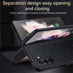 SULADA til Samsung Galaxy Z Fold6 5G etui PU-læderbelagt TPU+PC sammenfoldeligt telefoncover