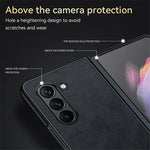 SULADA til Samsung Galaxy Z Fold6 5G etui PU-læderbelagt TPU+PC sammenfoldeligt telefoncover