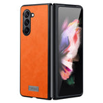 SULADA til Samsung Galaxy Z Fold6 5G etui PU-læderbelagt TPU+PC sammenfoldeligt telefoncover
