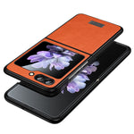 SULADA For Samsung Galaxy Z Flip7 FE 5G / Z Flip6 5G Case PU Leather+TPU+PC Back Phone Cover