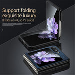 SULADA For Samsung Galaxy Z Flip7 FE 5G / Z Flip6 5G Case PU Leather+TPU+PC Back Phone Cover