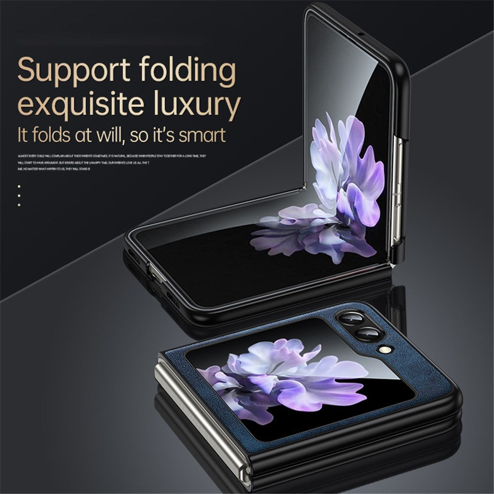 SULADA For Samsung Galaxy Z Flip7 FE 5G / Z Flip6 5G Case PU Leather+TPU+PC Back Phone Cover