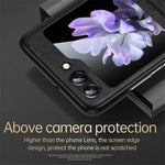 SULADA For Samsung Galaxy Z Flip7 FE 5G / Z Flip6 5G Case PU Leather+TPU+PC Back Phone Cover