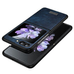 SULADA For Samsung Galaxy Z Flip7 FE 5G / Z Flip6 5G Case PU Leather+TPU+PC Back Phone Cover