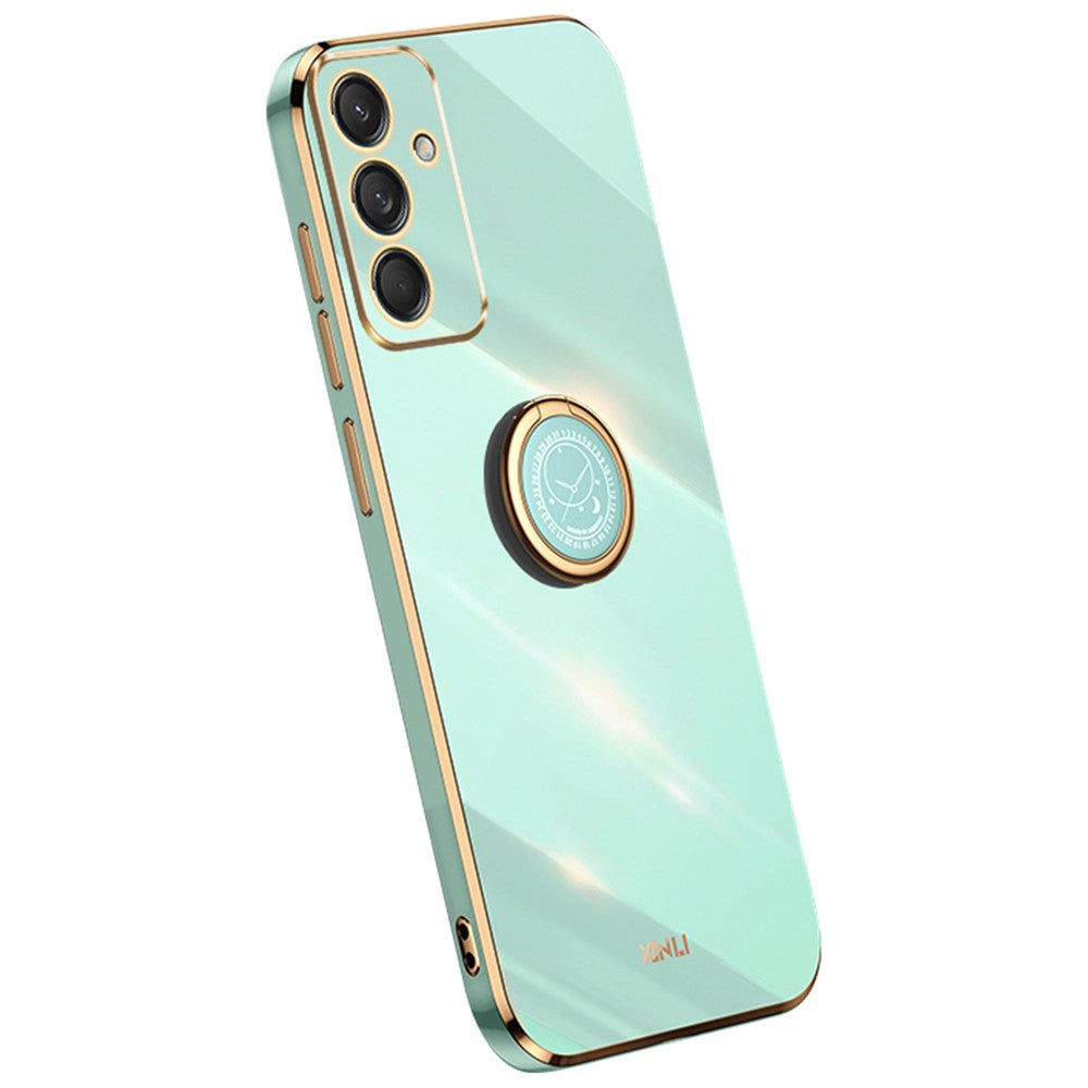 XINLI For Samsung Galaxy M55 5G / C55 5G / F55 5G Case Ring Kickstand TPU Phone Cover
