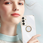 XINLI For Samsung Galaxy M55 5G / C55 5G / F55 5G Case Ring Kickstand TPU Phone Cover