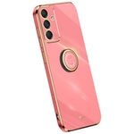 XINLI For Samsung Galaxy M55 5G / C55 5G / F55 5G Case Ring Kickstand TPU Phone Cover