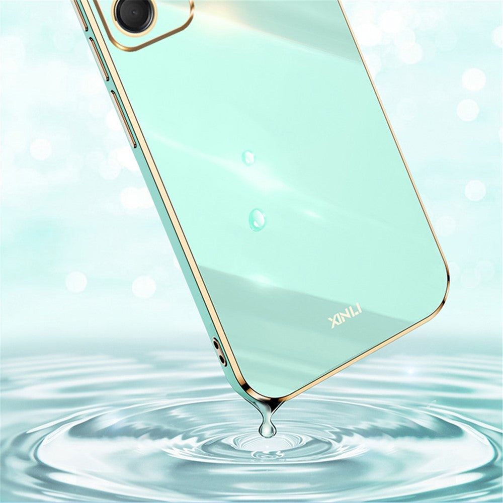 XINLI For Samsung Galaxy M55 5G / C55 5G / F55 5G Case TPU Phone Cover Electroplating Frame