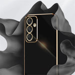XINLI For Samsung Galaxy M55 5G / C55 5G / F55 5G Case TPU Phone Cover Electroplating Frame
