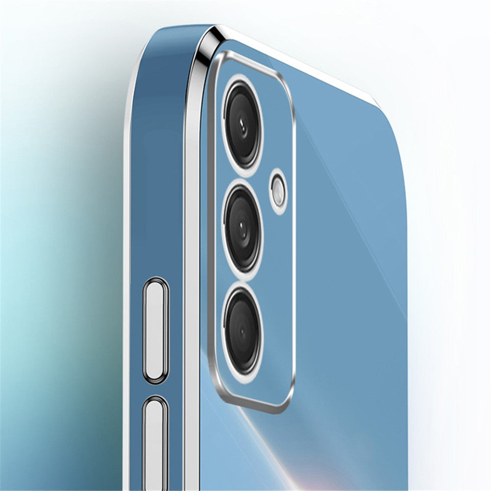 XINLI For Samsung Galaxy M55 5G / C55 5G / F55 5G Case TPU Phone Cover Electroplating Frame