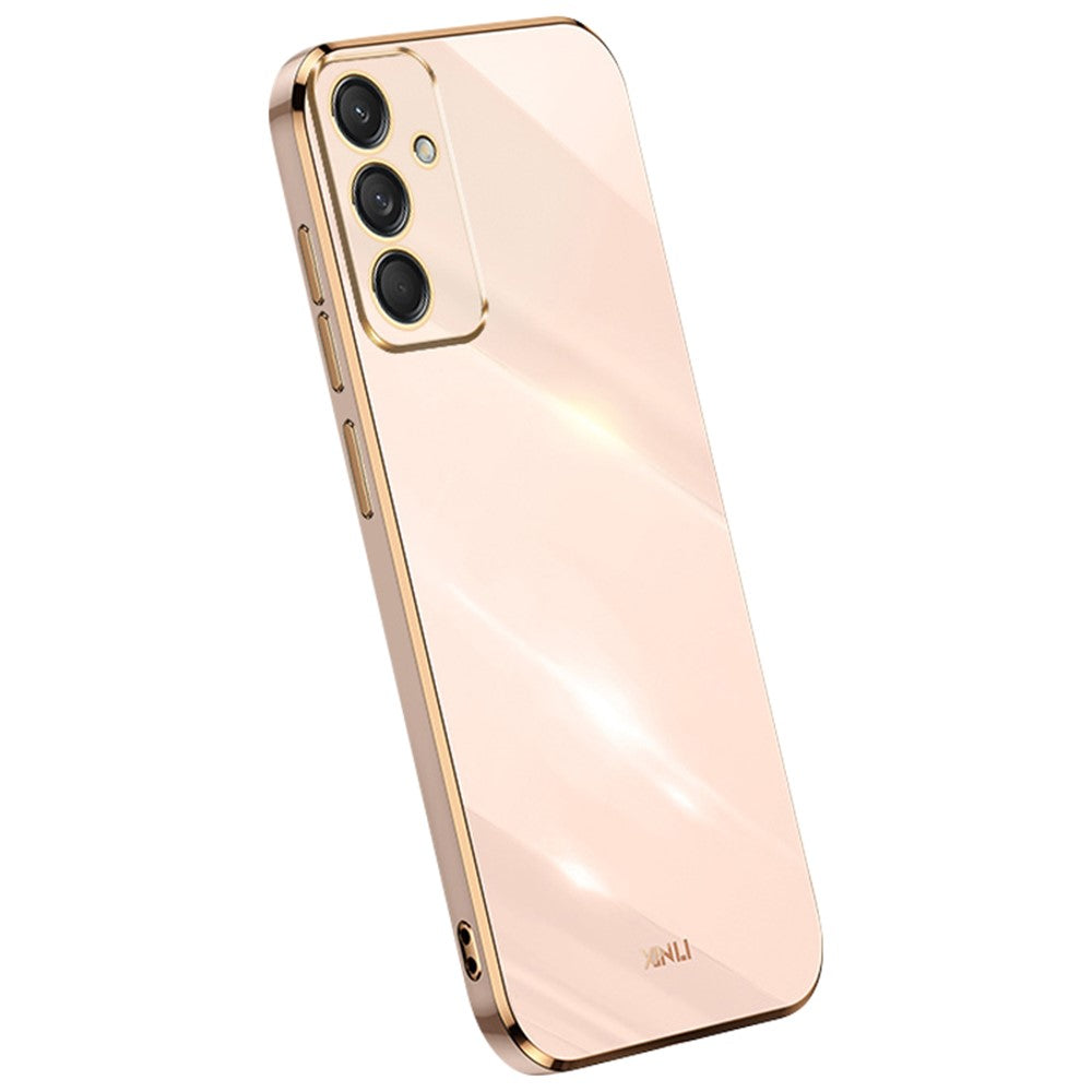 XINLI For Samsung Galaxy M55 5G / C55 5G / F55 5G Case TPU Phone Cover Electroplating Frame