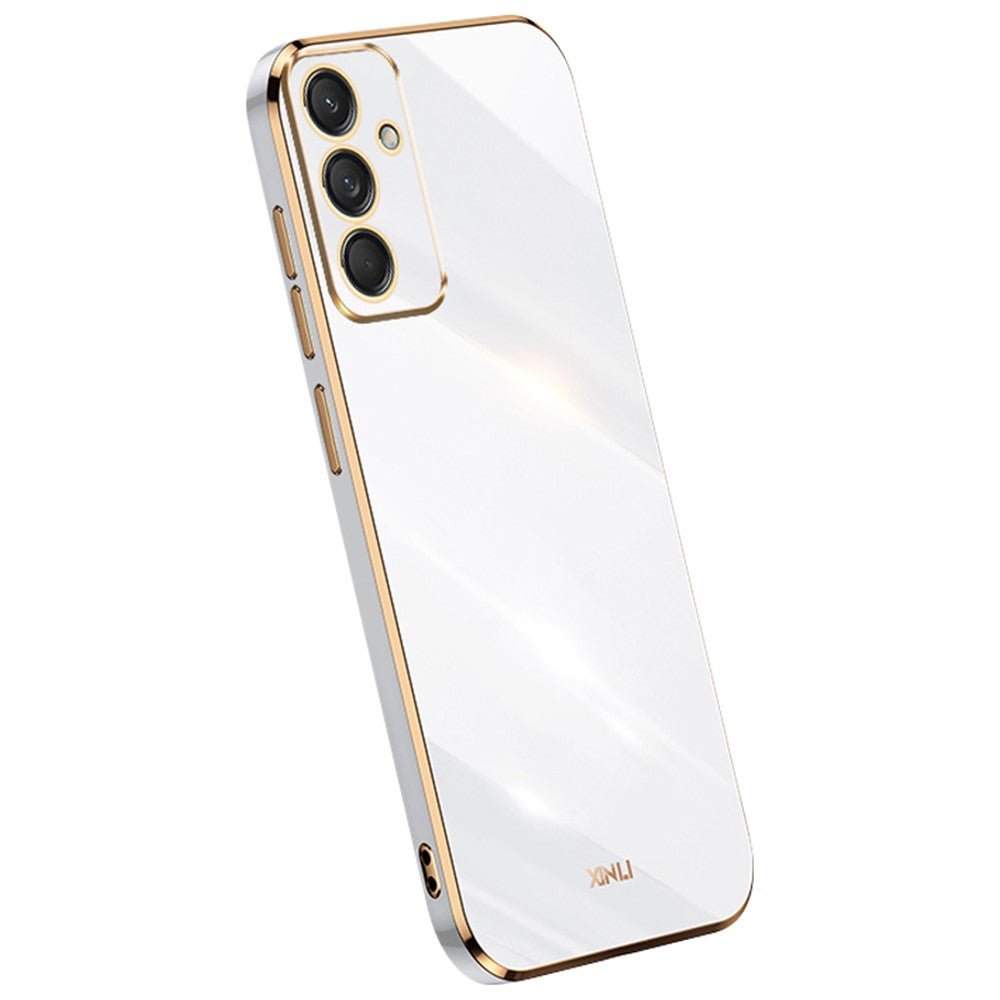 XINLI For Samsung Galaxy M55 5G / C55 5G / F55 5G Case TPU Phone Cover Electroplating Frame