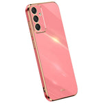 XINLI For Samsung Galaxy M55 5G / C55 5G / F55 5G Case TPU Phone Cover Electroplating Frame
