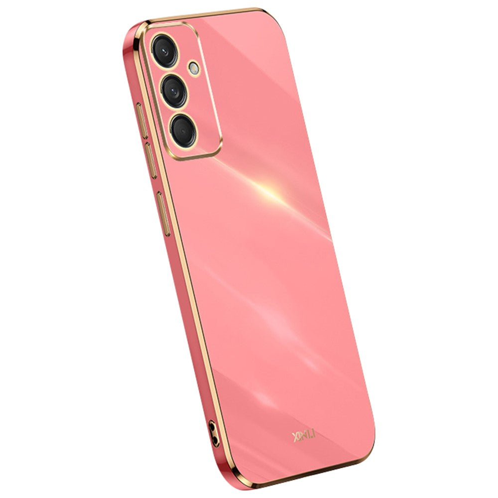 XINLI For Samsung Galaxy M55 5G / C55 5G / F55 5G Case TPU Phone Cover Electroplating Frame